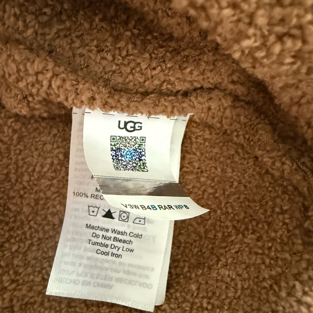 UGG Women's Tan V-Neck Sweater - Picture 4 of 7